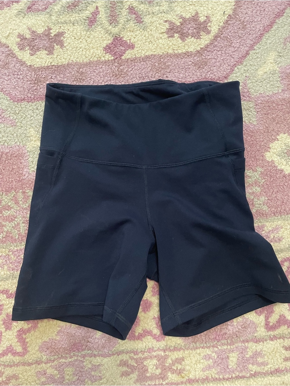 High-Waist Old Navy Women’s Active Shorts Medium Navy